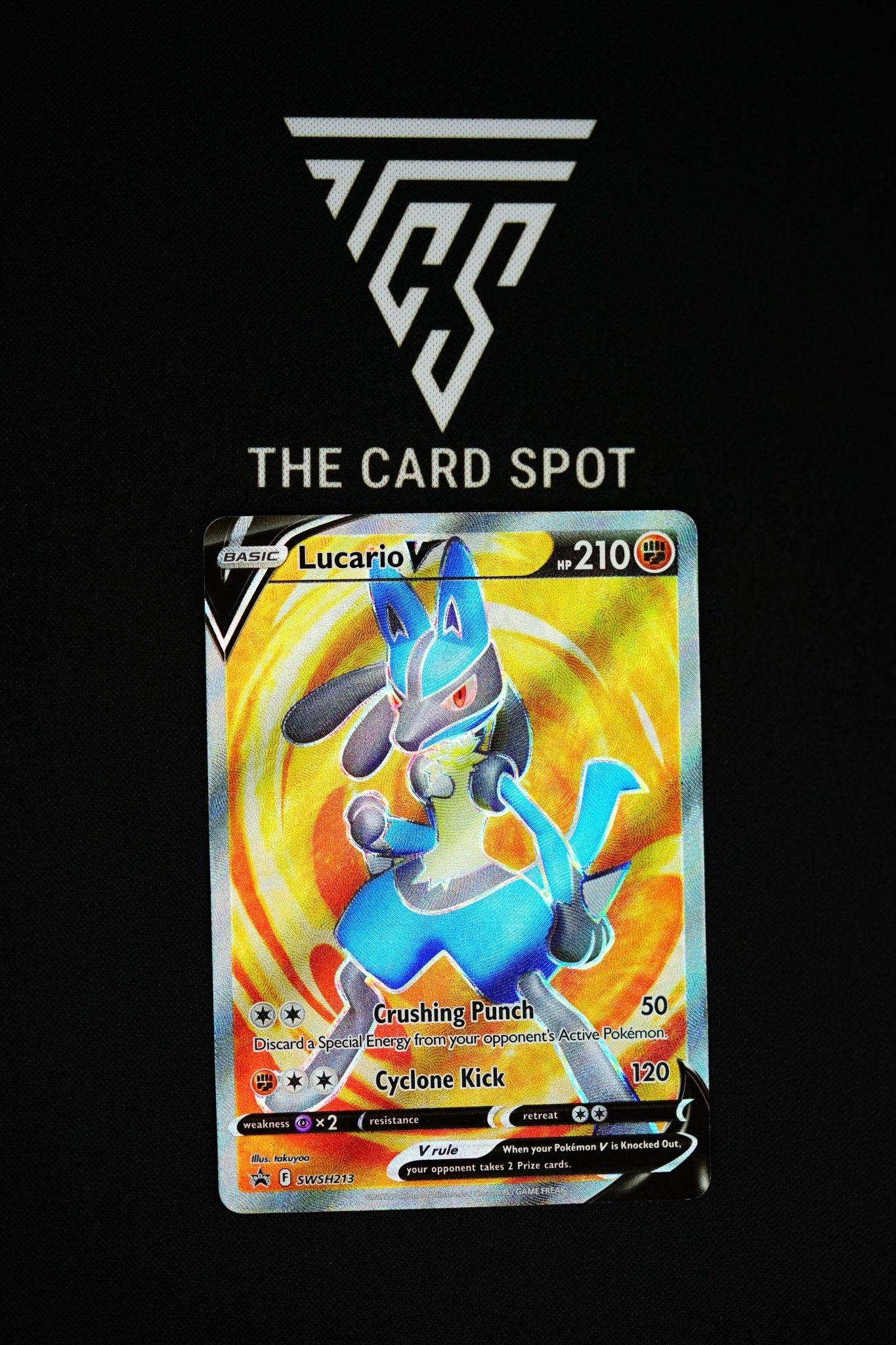 SWSH213 Lucario V Promo - Pokemon - THE CARD SPOT PTY LTD.Pokemon Raw CardsPokémon