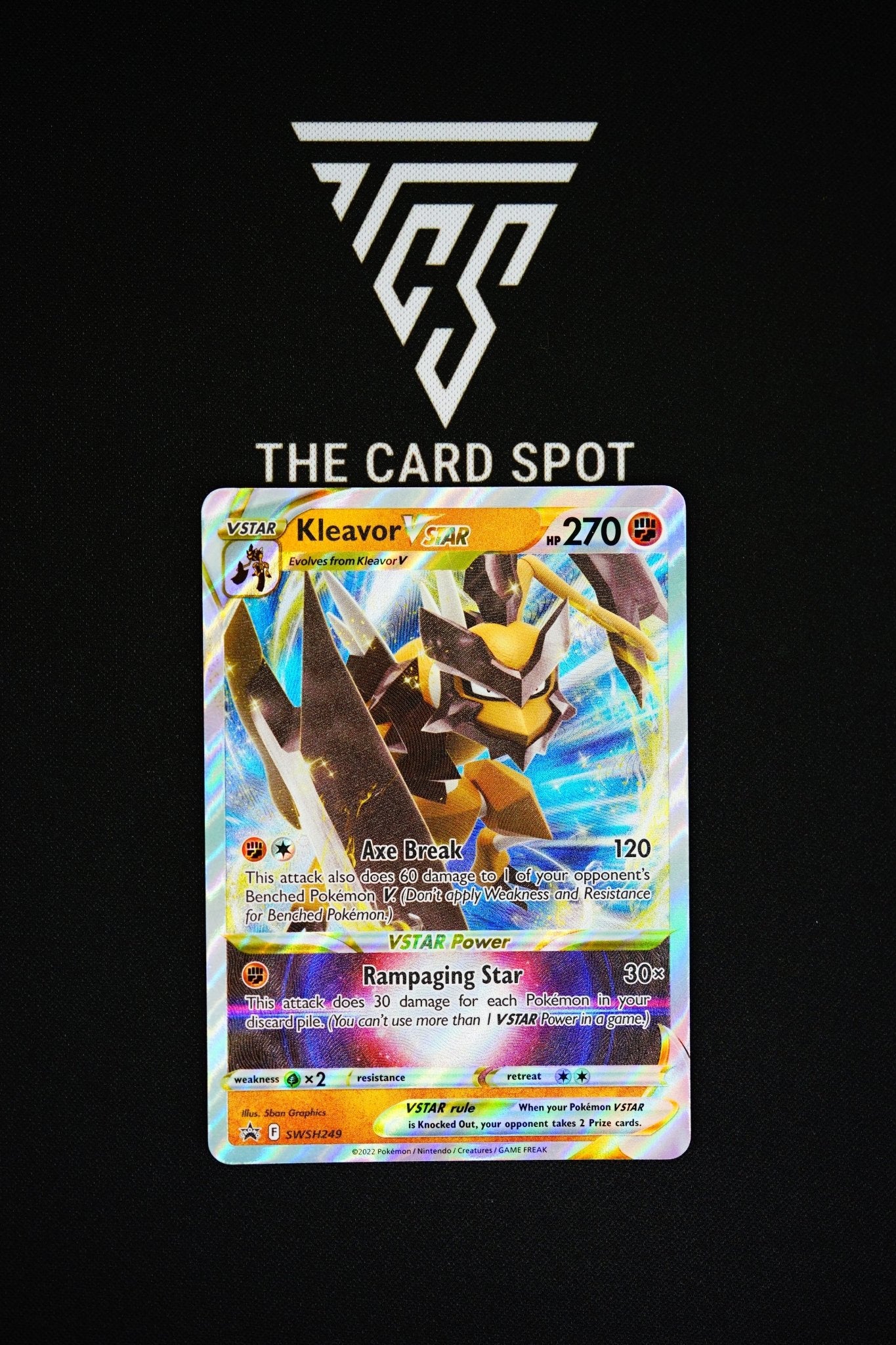 SWSH249 Kleavor VSTAR Pokemon Card - THE CARD SPOT PTY LTD.Pokemon Raw CardsPokémon