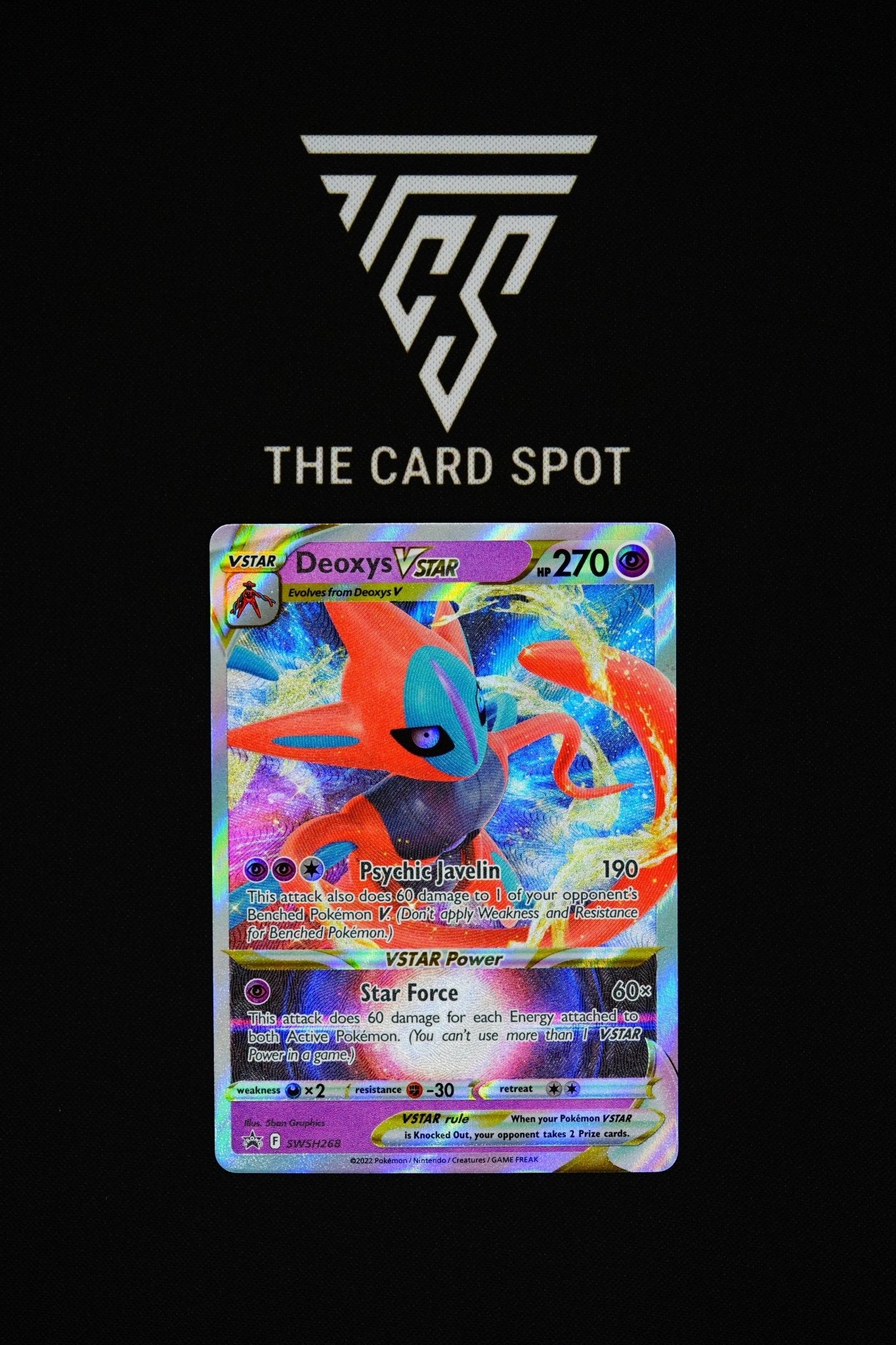 SWSH268 - Deoxys VSTAR - Pokemon TCG - THE CARD SPOT PTY LTD.