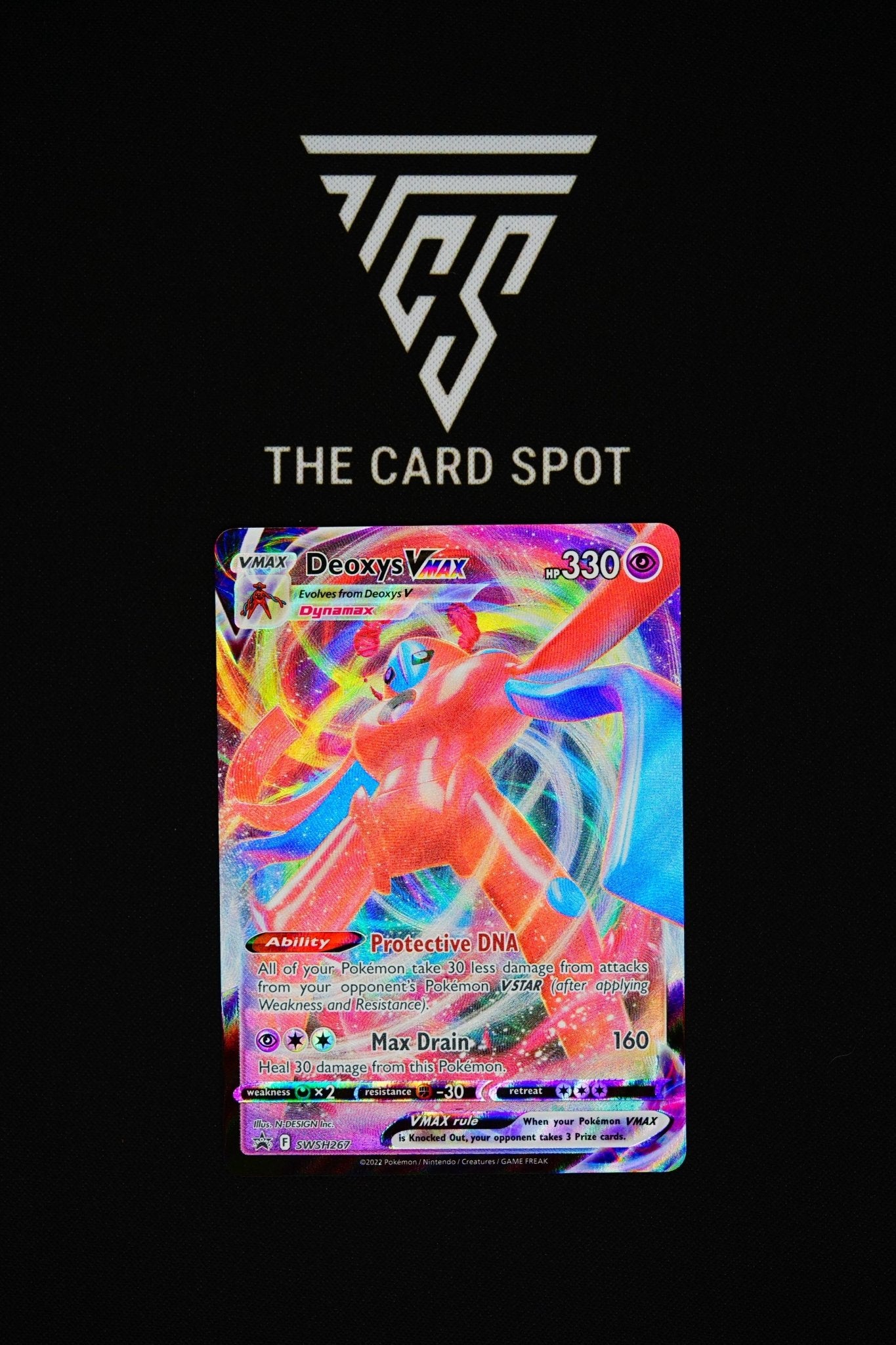 SWSH269 - Deoxys VMAX - Pokemon TCG - THE CARD SPOT PTY LTD.