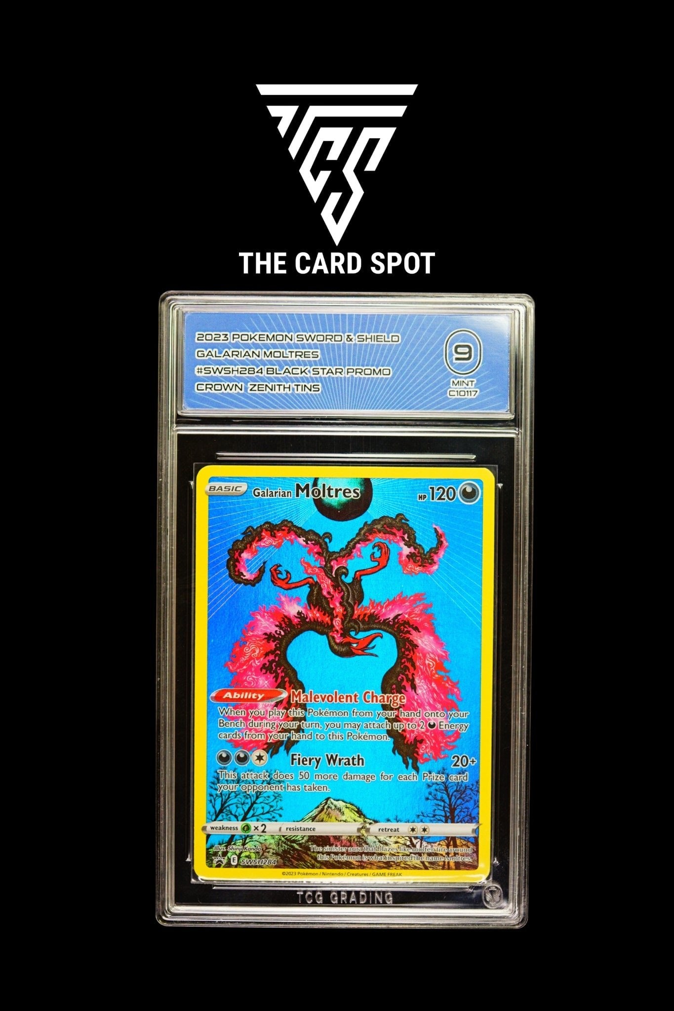 SWSH284 Glarian Moltres TCG 9 - Pokemon TCG - THE CARD SPOT PTY LTD.