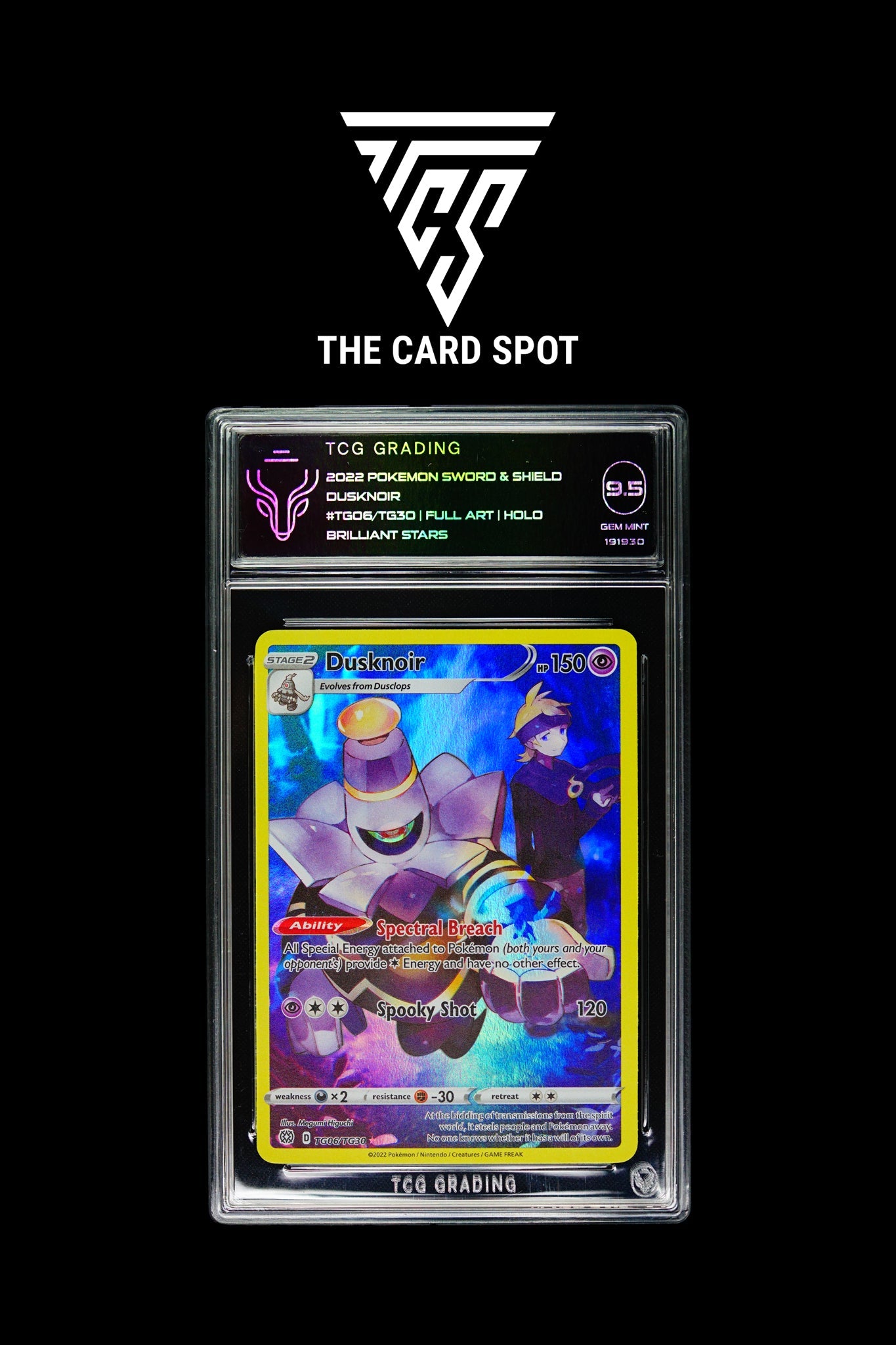 TG06/TG30 - Dusknoir TCG 9.5 - Pokemon TCG - THE CARD SPOT PTY LTD.