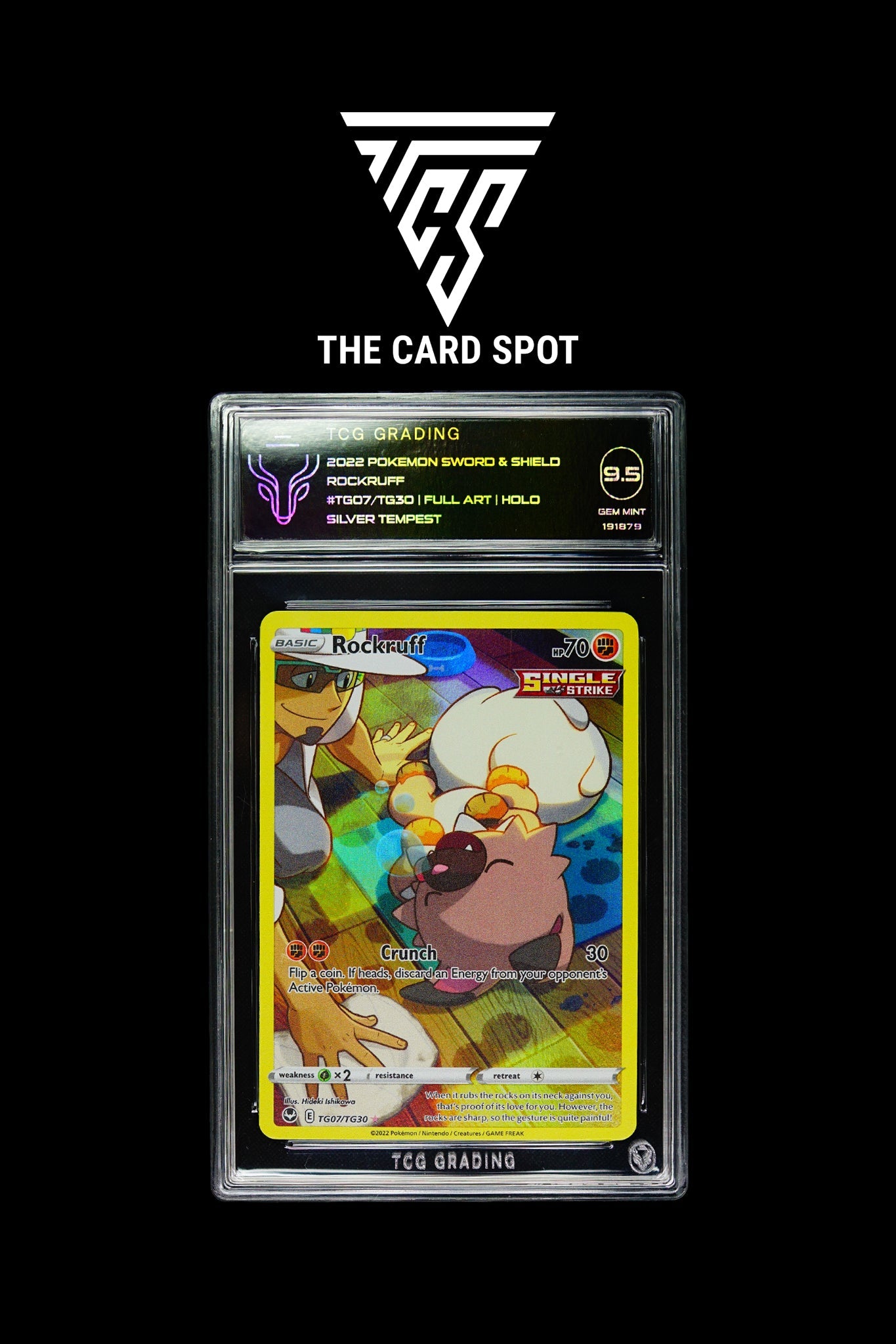 TG07/TG30 - Rockruff TCG 9.5 - Pokemon TCG - THE CARD SPOT PTY LTD.