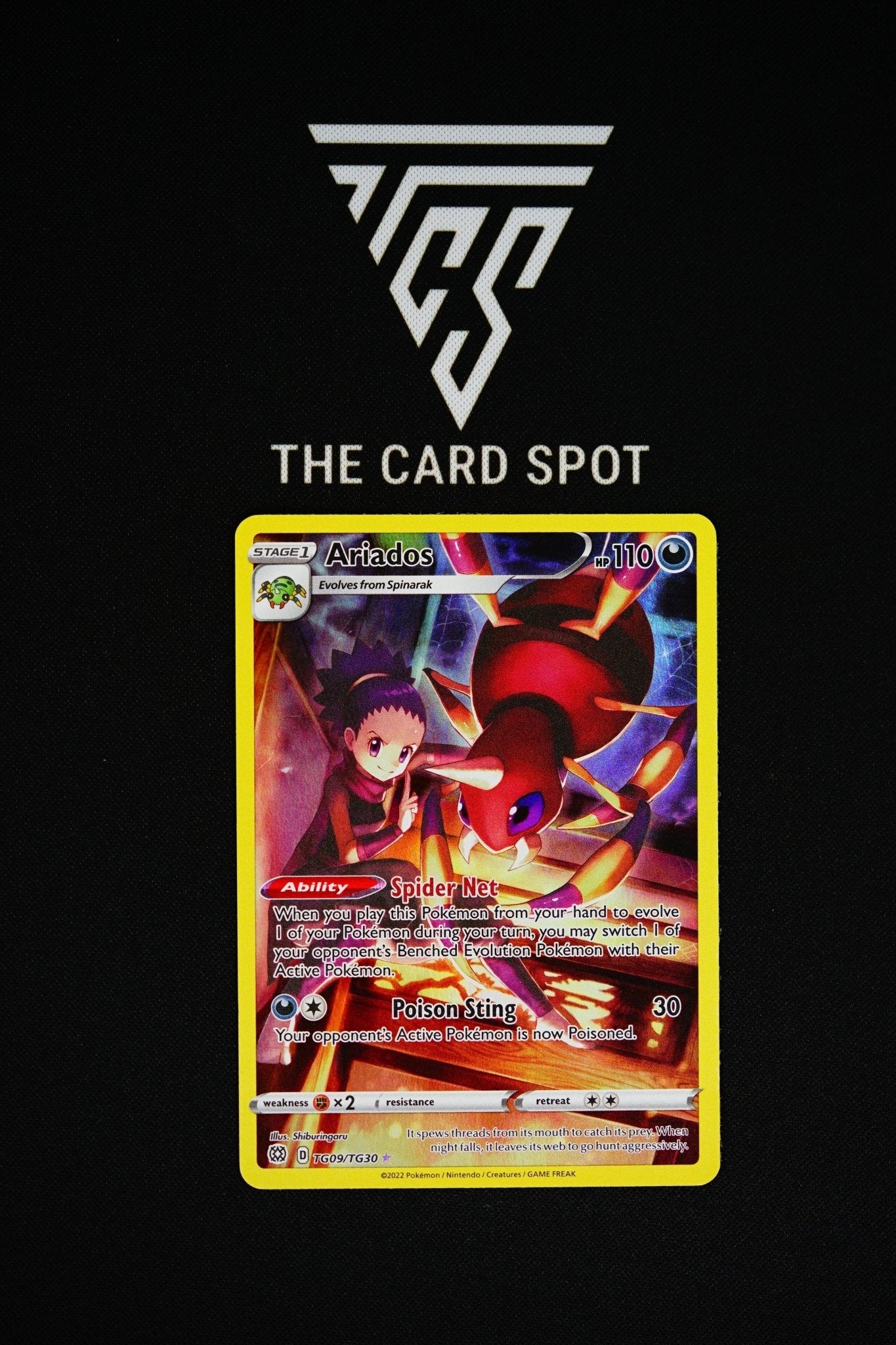 TG09/TG30 Ariados Pokemon Card - THE CARD SPOT PTY LTD.Pokemon Raw CardsPokémon