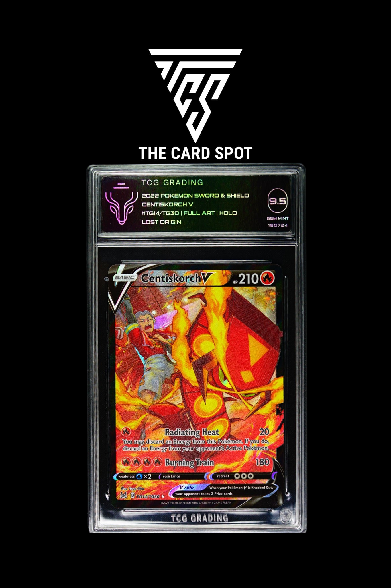 TG14/TG30 - Centiskorch V TCG 9.5 - Pokemon TCG - THE CARD SPOT PTY LTD.