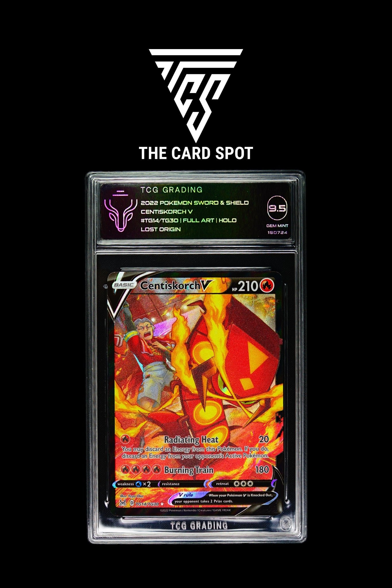 TG14/TG30 - Centiskorch V TCG 9.5 - Pokemon TCG TG14/TG30 - Centiskorch V TCG 9.5 - Pokemon TCG