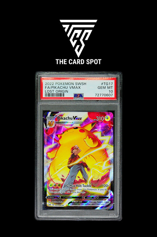 TG17/TG30 - Pikachu VMAX PSA 10 - Pokemon TCG - THE CARD SPOT PTY LTD.