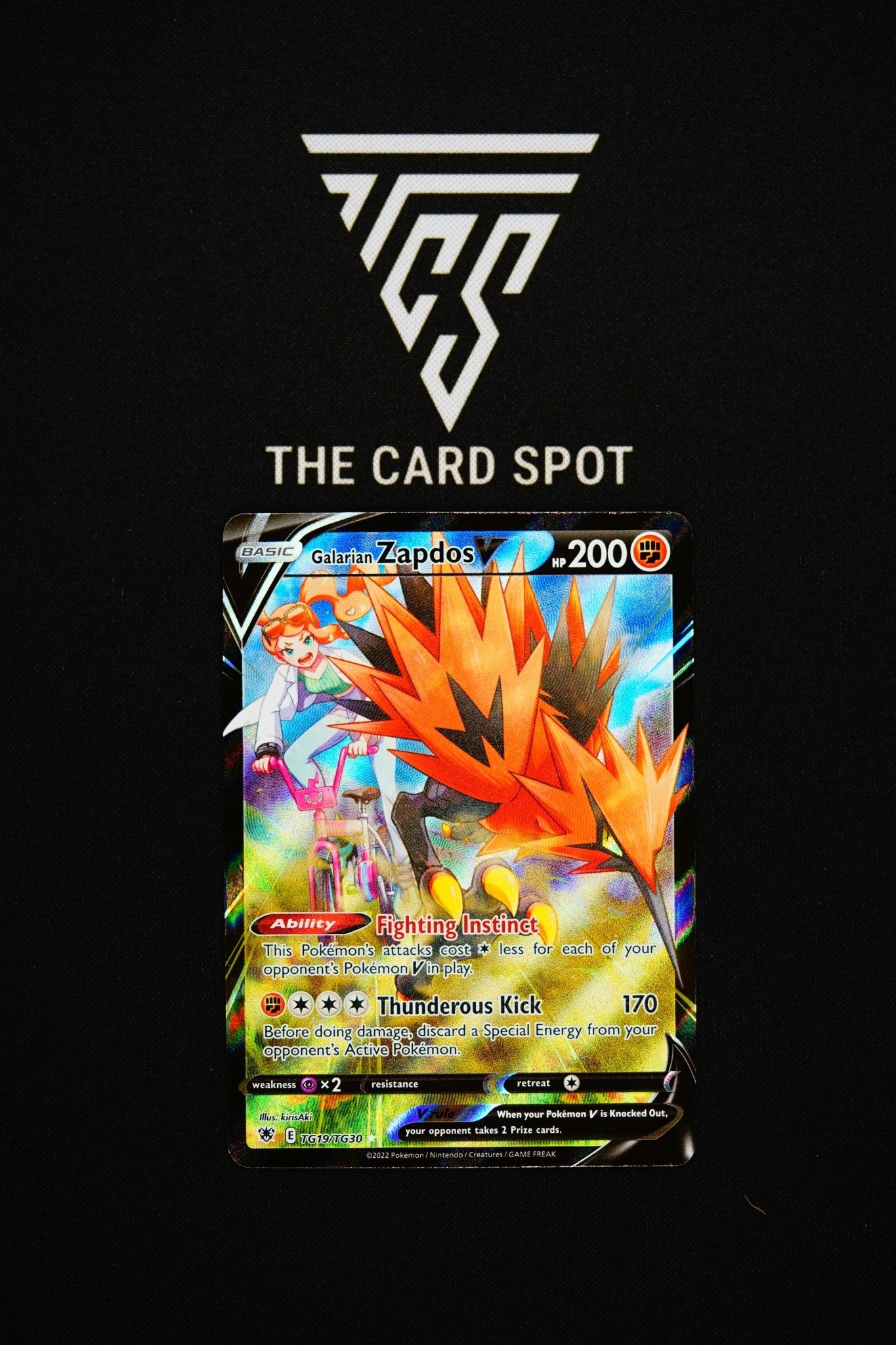 TG19/TG30 Galarian Zapdos V - Pokemon TCG - THE CARD SPOT PTY LTD.