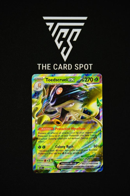 Toedscruel ex (022/197) - Obsidian Flames Pokémon TCG - THE CARD SPOT PTY LTD.