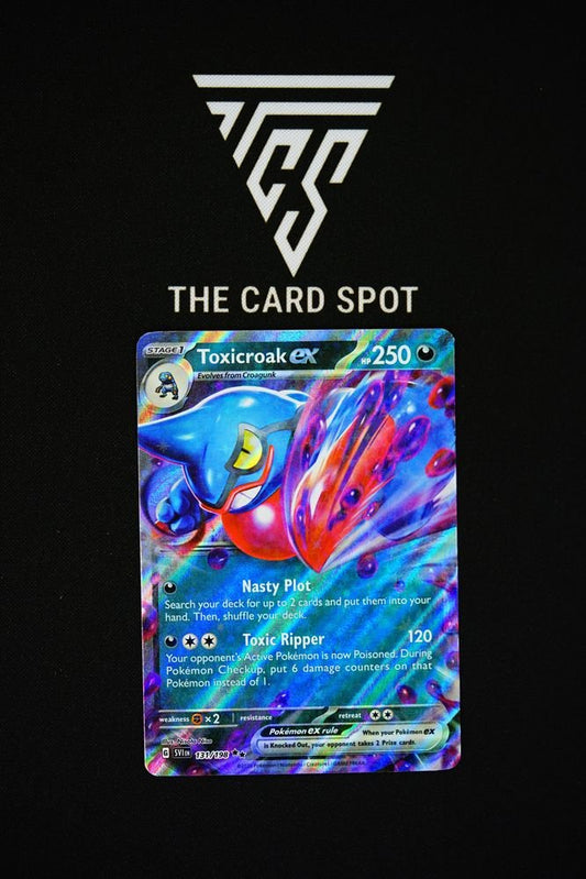 Toxicroak ex (131/198) - Scarlet and Violet Pokémon TCG - THE CARD SPOT PTY LTD.