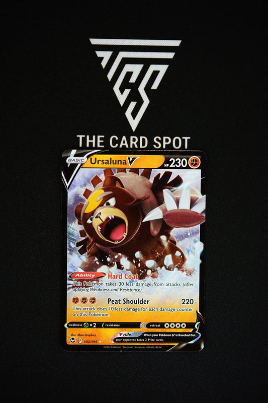 Ursaluna V (102/195) - Silver Tempest Pokemon - THE CARD SPOT PTY LTD.