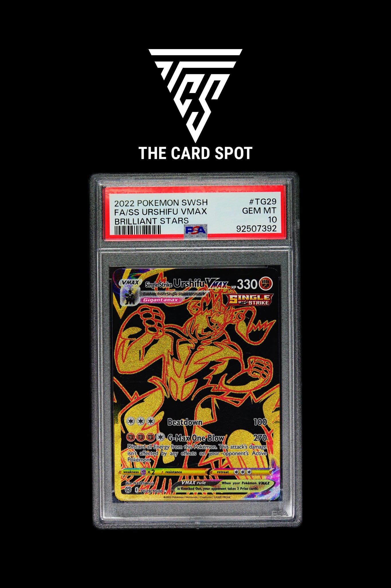 Urshifu VMAX PSA 10 - Pokemon TCG - THE CARD SPOT PTY LTD.