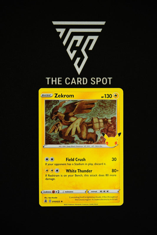 Zekrom (010/025) - Celebrations Pokemon - THE CARD SPOT PTY LTD.