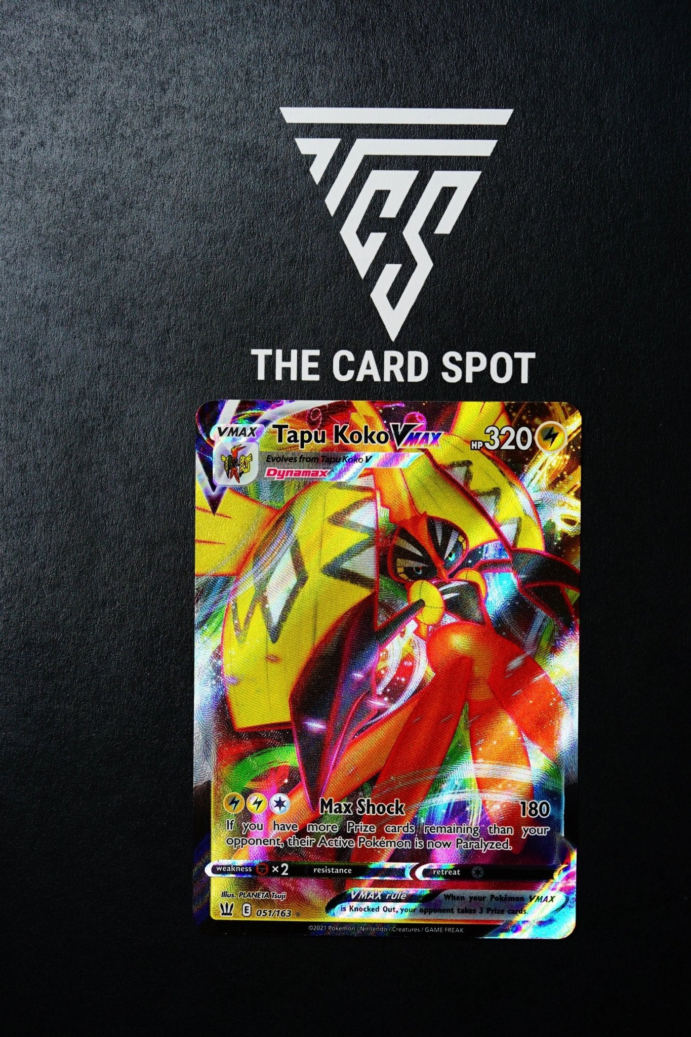 051/163 Tapu Koko VMAX - Pokemon TCG - THE CARD SPOT PTY LTD.