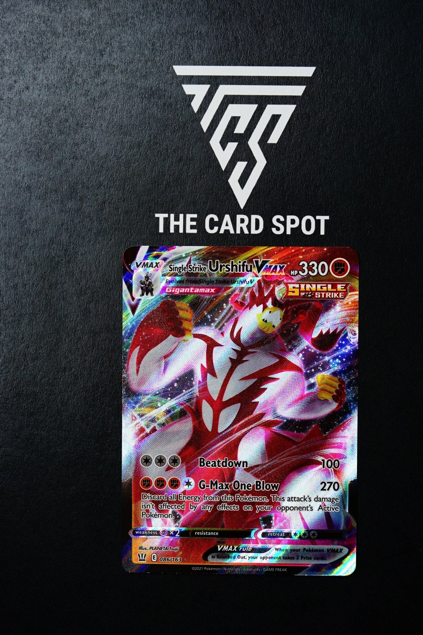 086/163 Urshifu VMAX - Pokemon TCG - THE CARD SPOT PTY LTD.