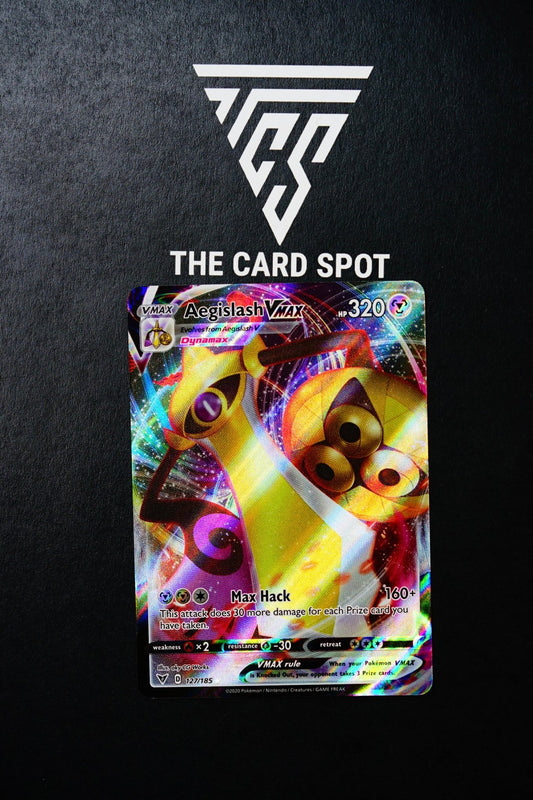 127/185 Aegislash Vmax - Pokemon TCG - THE CARD SPOT PTY LTD.Pokemon Raw CardsPokémon