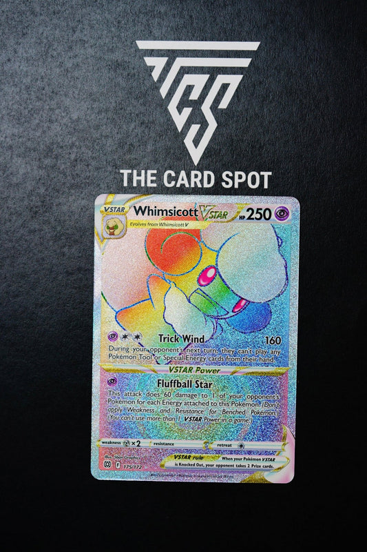 175/172 Whimsicott Vstar - Pokemon card - THE CARD SPOT PTY LTD.