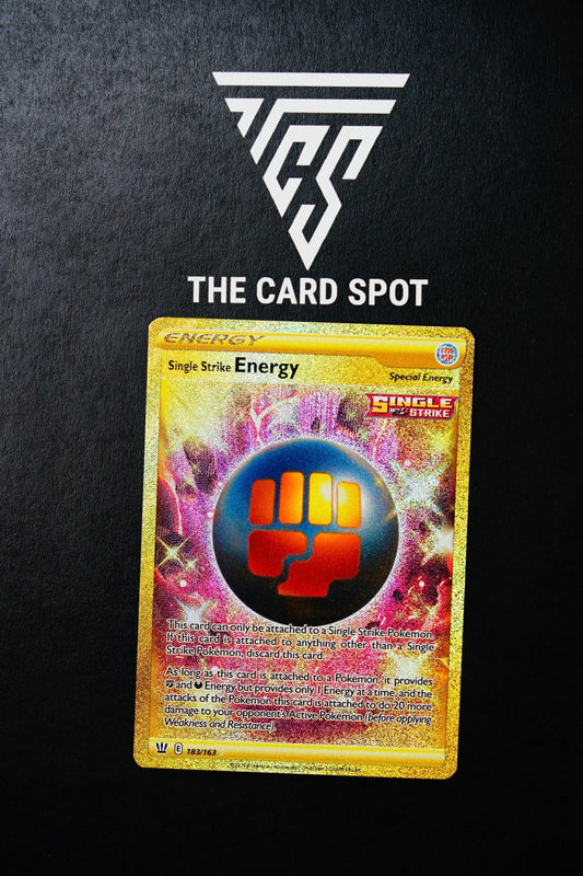 183/163 Single Strike Energy Gold - Pokemon TCG - THE CARD SPOT PTY LTD.Pokemon Raw CardsPokémon