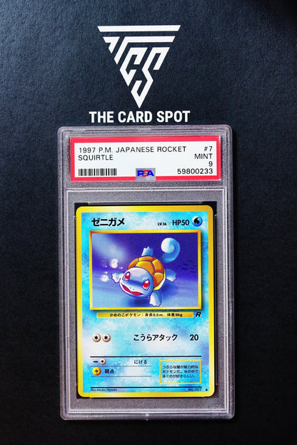 1997 Squirtle no.007 Team Rocket PSA 9 - THE CARD SPOT PTY LTD.Pokemon GradedPokémon
