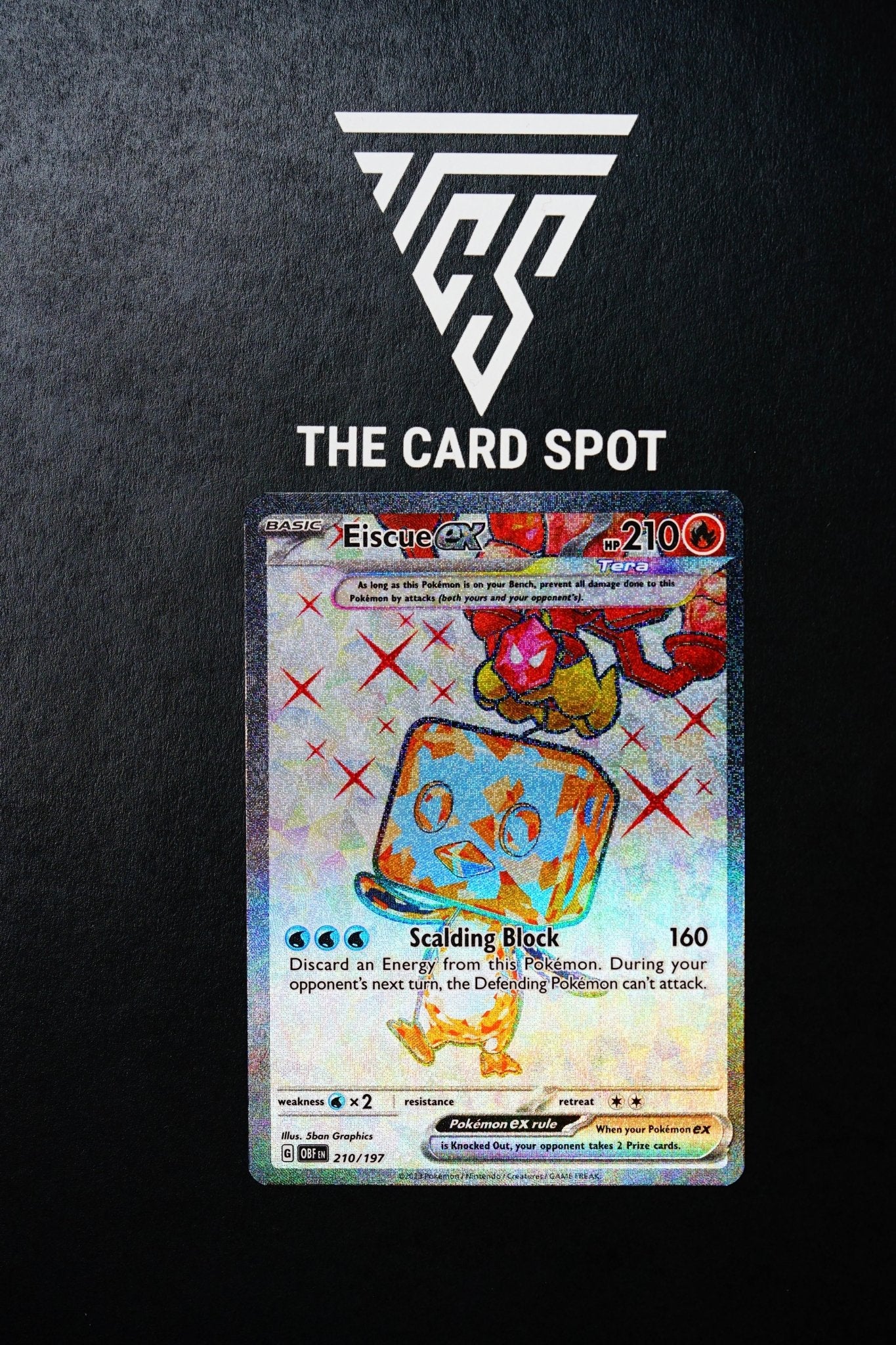 210/197 Eiscue Ex - Pokemon Card - THE CARD SPOT PTY LTD.Pokemon Raw CardsPokémon