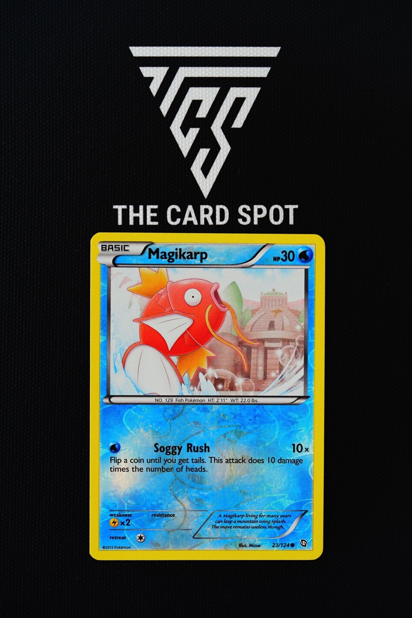 23/124 Magikarp black and white dragons exalted - Pokemon - THE CARD SPOT PTY LTD.Pokemon Raw CardsPokémon