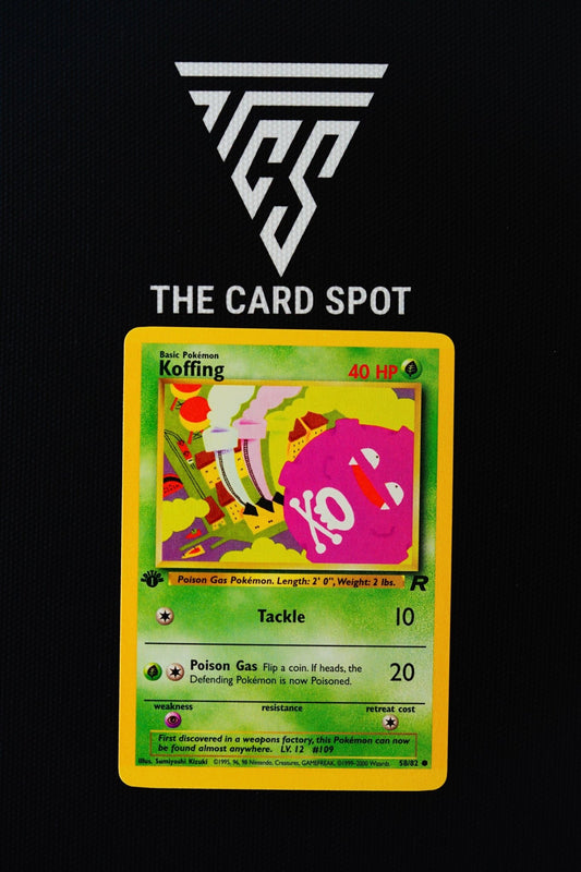 28/82 Koffing 1st edition Team Rocket - Pokemon TCG - THE CARD SPOT PTY LTD.