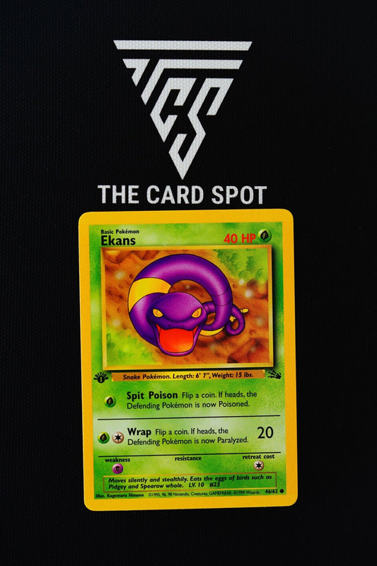 46/62 Ekans 1st Edition fossil - Pokemon TCG - THE CARD SPOT PTY LTD.