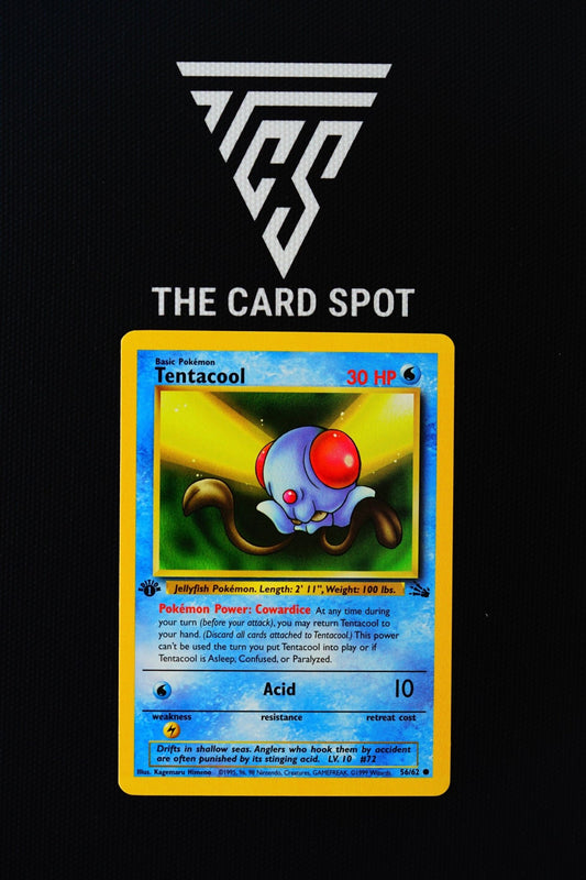 56/62 Tentacool 1st Edition Fossil - Pokemon TCG - THE CARD SPOT PTY LTD.