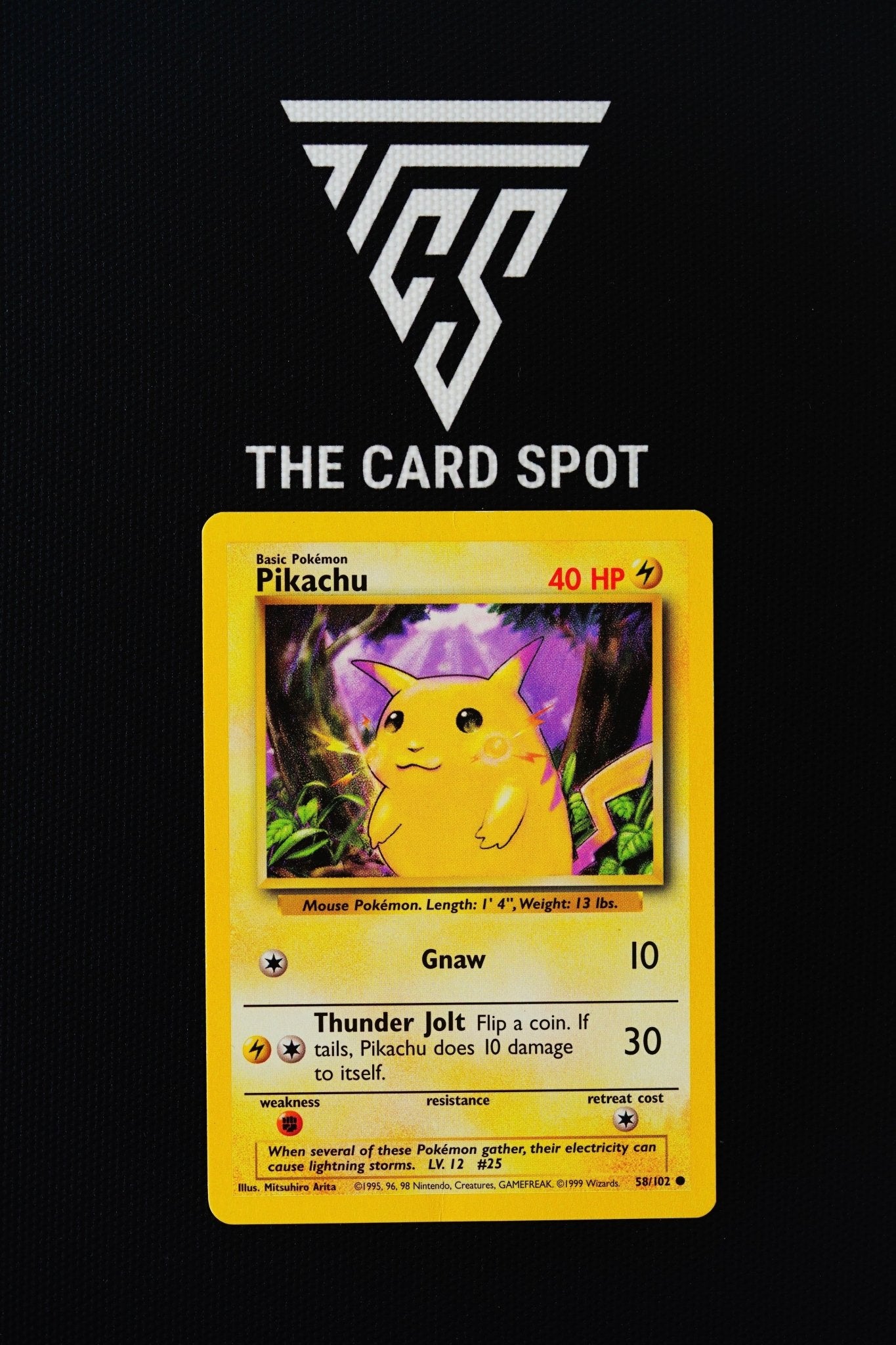 58/102 Pikachu Base Set - Pokemon TCG - THE CARD SPOT PTY LTD.Pokemon Raw CardsPokémon