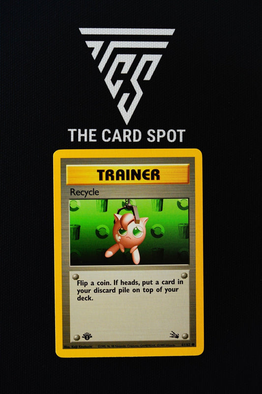 61/62 Recycle 1st Edition Trainer - Pokemon TCG - THE CARD SPOT PTY LTD.