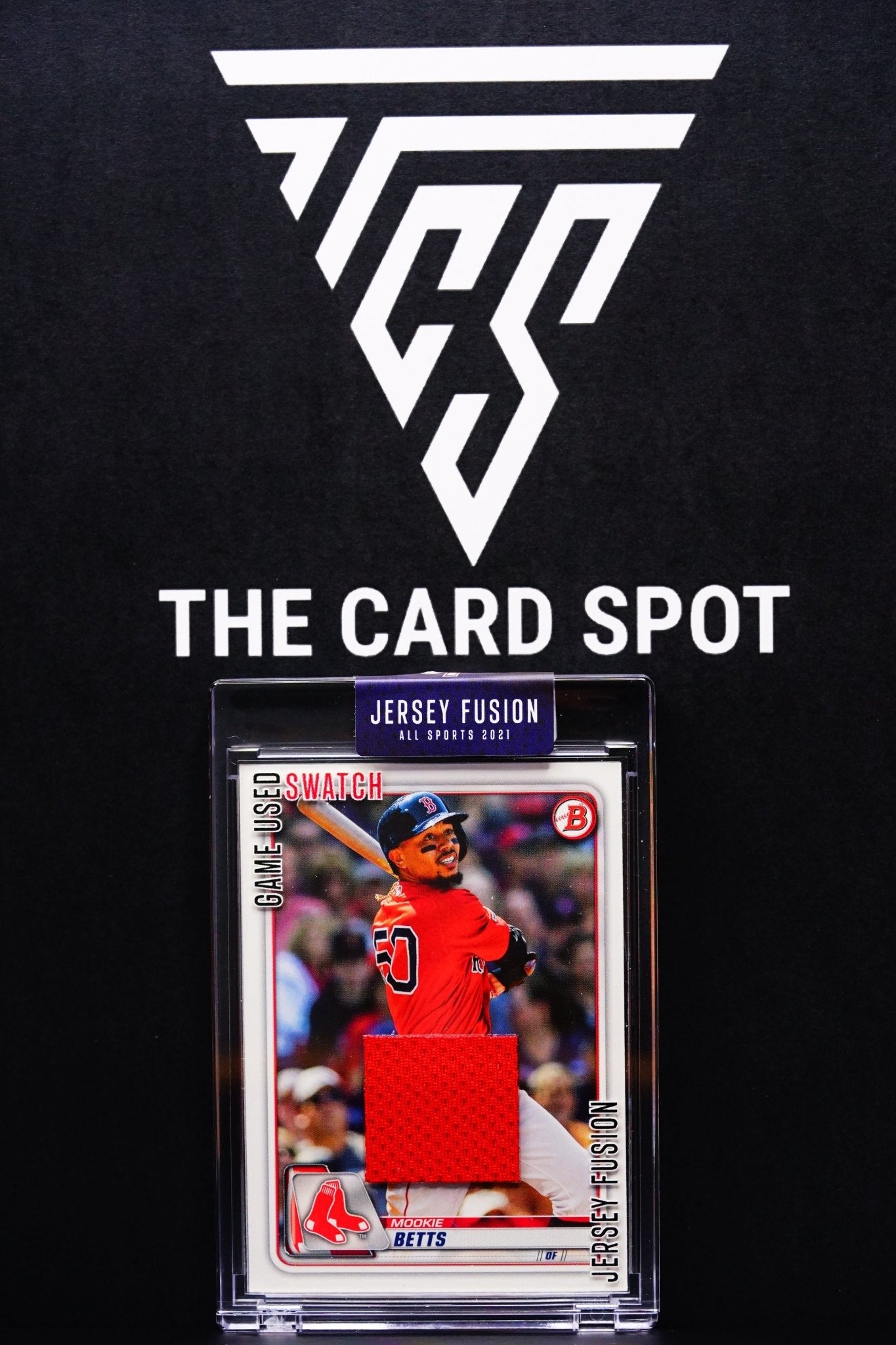 Baseball Card: Mookie Betts GAME USED - THE CARD SPOT PTY LTD.Sports CardJersey Fusion