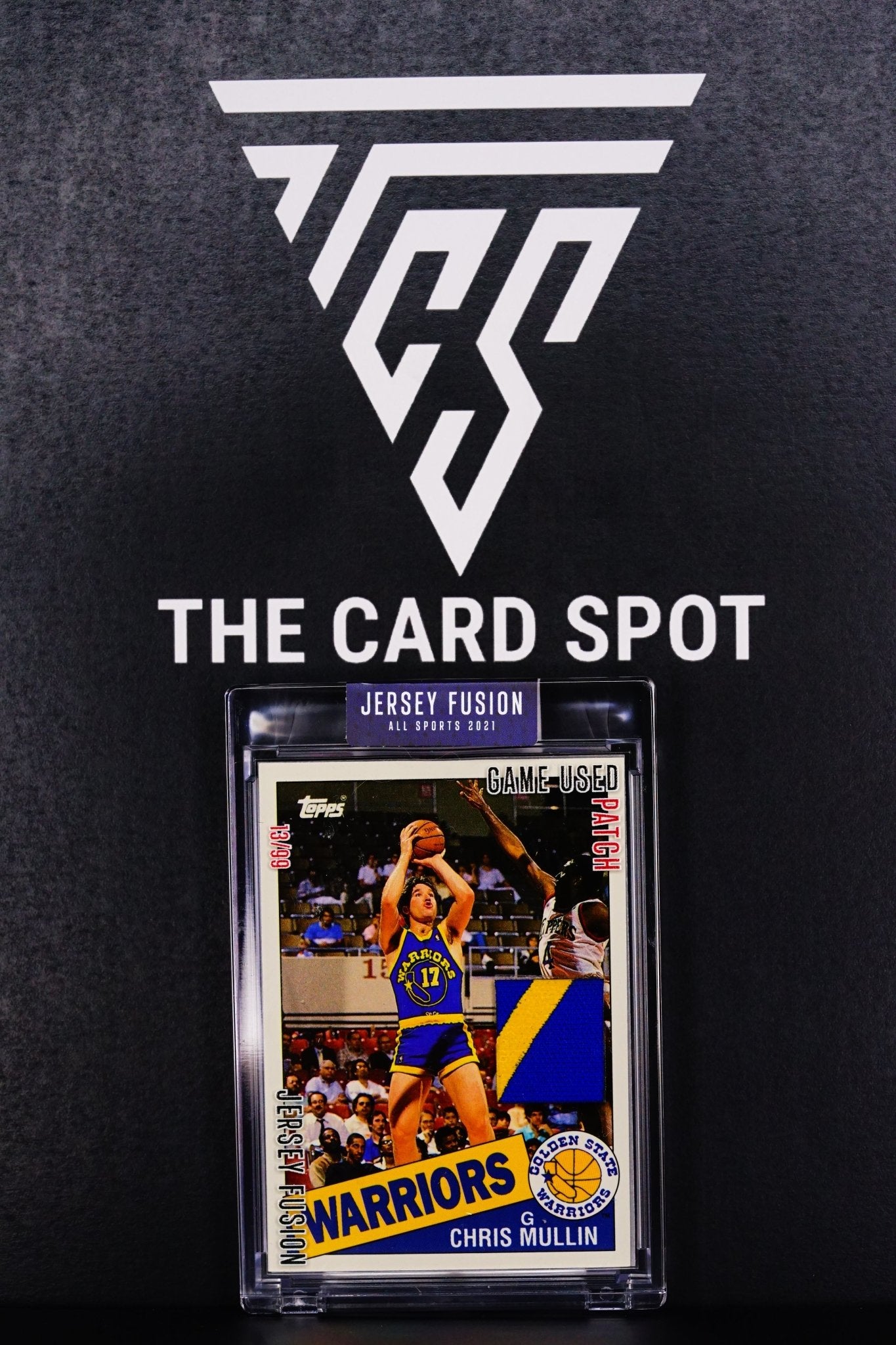 Basketball Card: Chris Mullin Game used patch 13/99 Limited edition. - THE CARD SPOT PTY LTD.Sports CardJersey Fusion