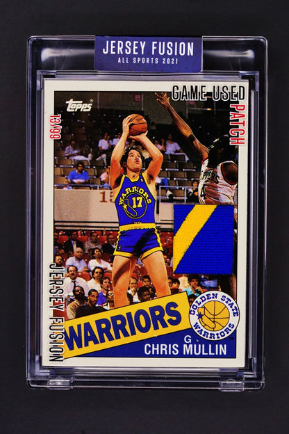 Basketball Card: Chris Mullin Game used patch 13/99 Limited edition. - THE CARD SPOT PTY LTD.Sports CardJersey Fusion