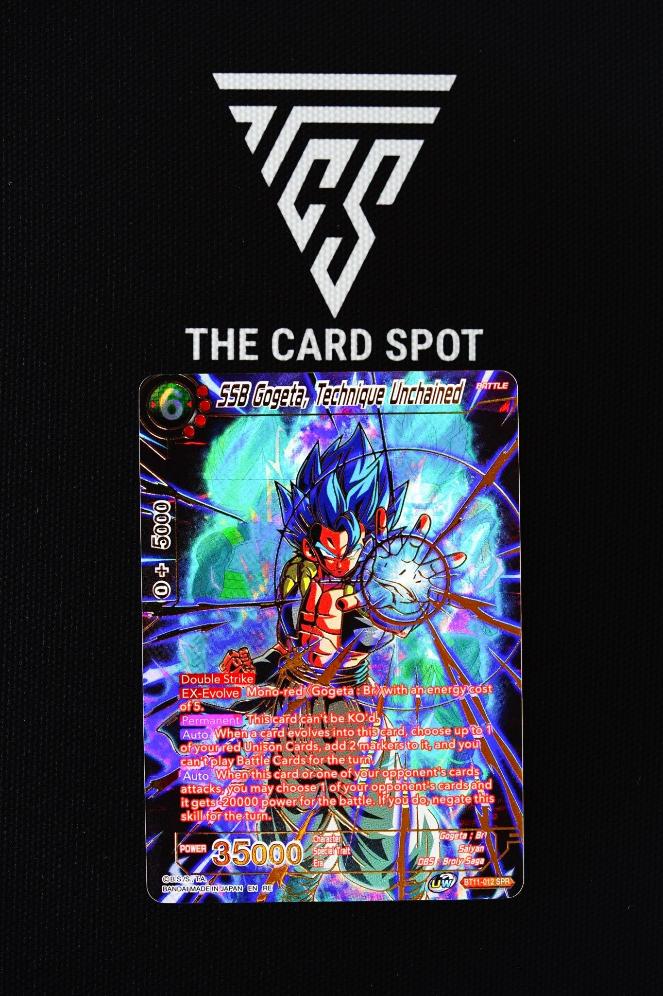 BT11-012 SPR - SSB Gogeta, Technique Unchained - Dragon Ball Card - THE CARD SPOT PTY LTD.Dragon Ball Single CardDragon Ball Super
