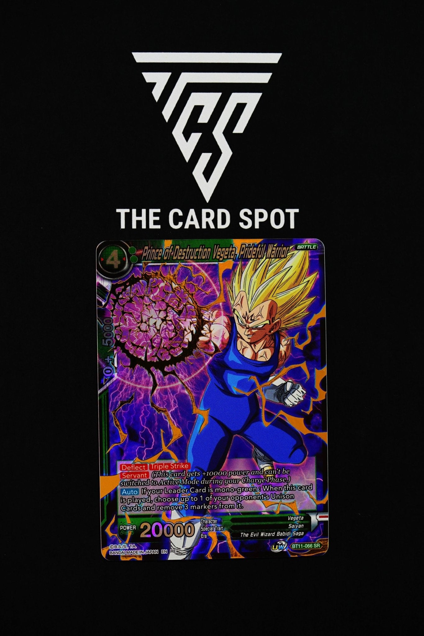 BT11-066 SR - Prince of Destruction Vegeta, Prideful Warrior - Dragon Ball Card - THE CARD SPOT PTY LTD.Dragon Ball Single CardDragon Ball Super