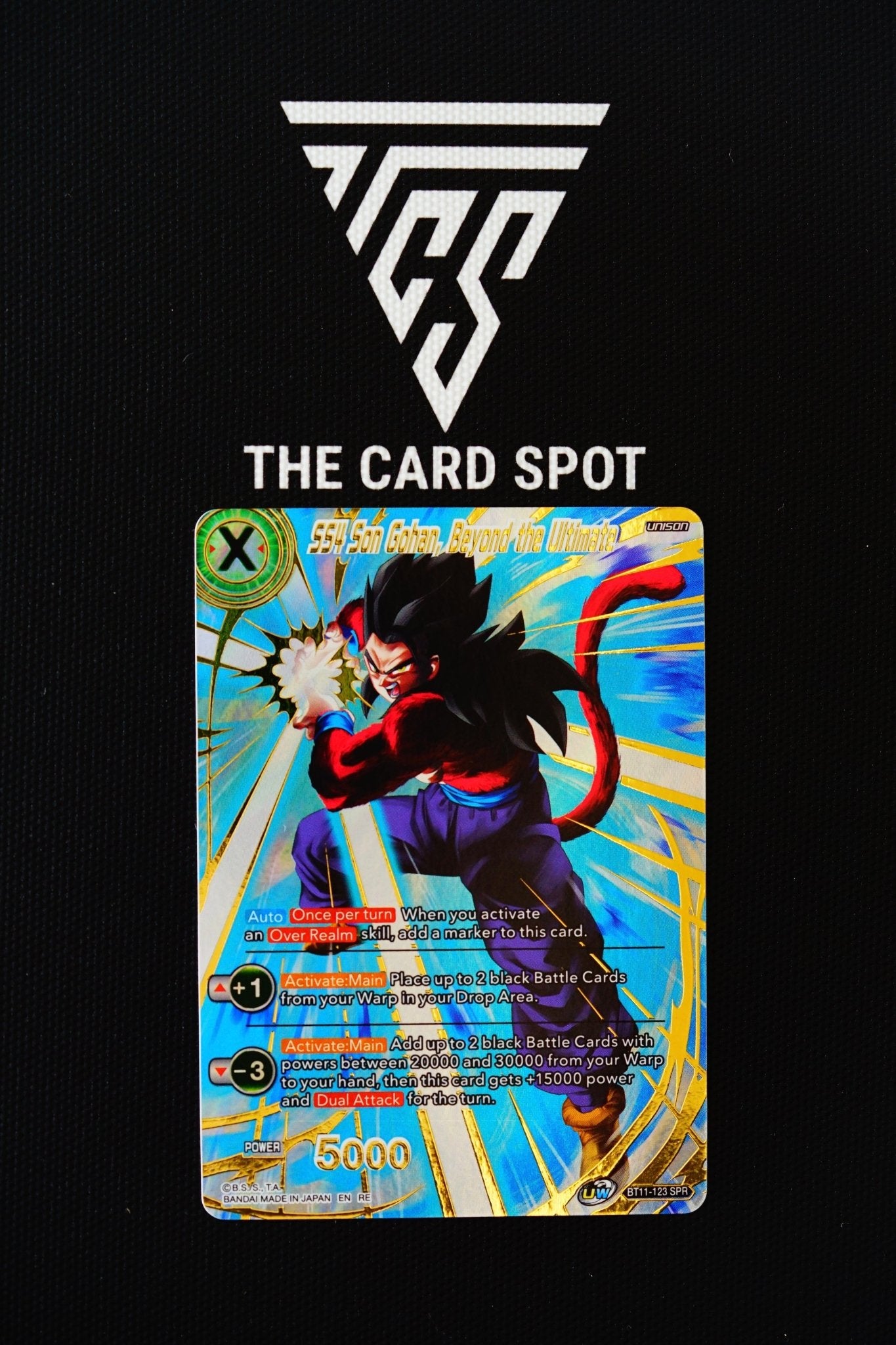 BT11-123 SPR - SS4 Son Gohan, Beyond The Ultimate - Dragon Ball Card - THE CARD SPOT PTY LTD.Dragon Ball Single CardDragon Ball Super