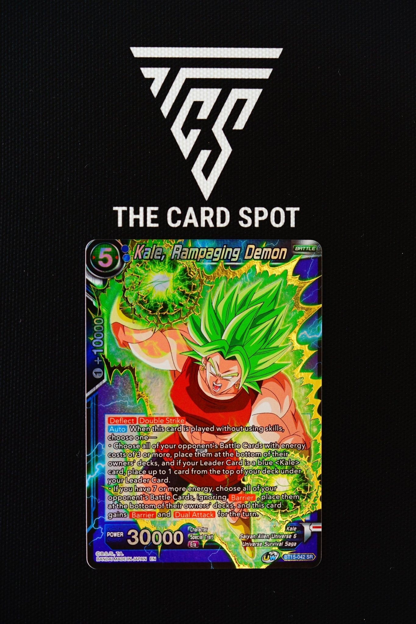 BT15-042 SR - Kale, Rampaging Demon - Dragon Ball Card - THE CARD SPOT PTY LTD.Dragon Ball Single CardDragon Ball Super