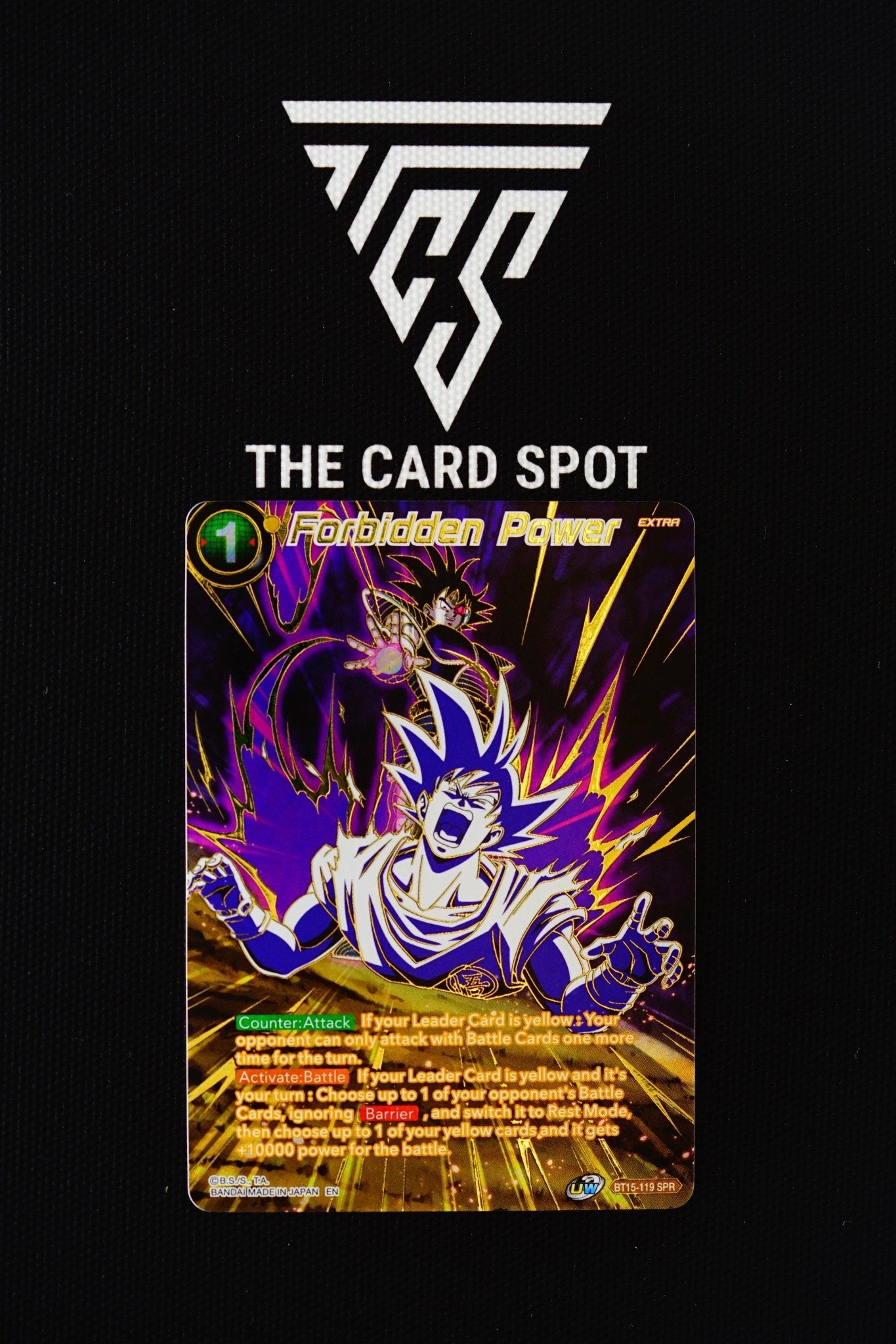 BT15-119 SPR - Forbidden Power - Dragon Ball Card - THE CARD SPOT PTY LTD.Dragon Ball Single CardDragon Ball Super