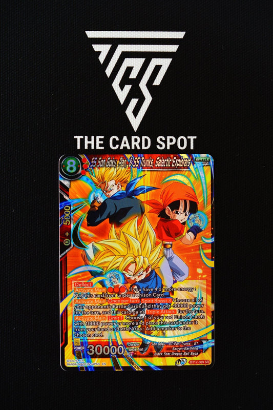 BT17-009 SR - SS Son Goku, Pan, & SS Trunks, Galactic Explorers - THE CARD SPOT PTY LTD.Dragon Ball Single CardDragon Ball Super
