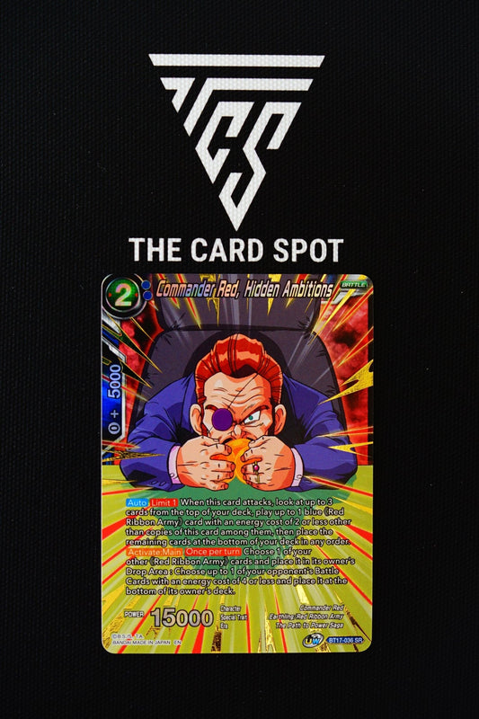 BT17-036 SR - Commander Red, Hidden Ambitions - Dragon Ball Card - THE CARD SPOT PTY LTD.Dragon Ball Single CardDragon Ball Super