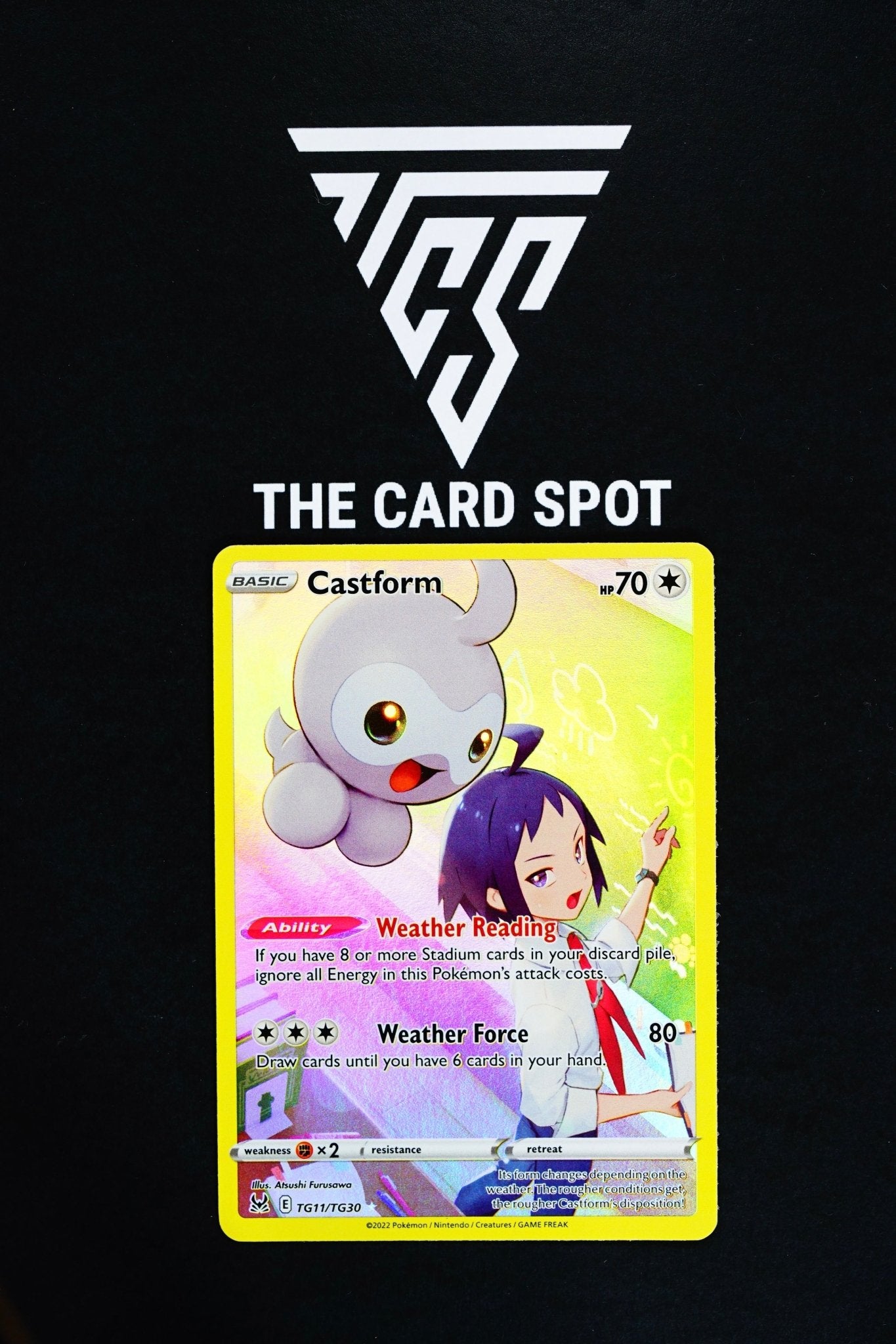 Castform TG11/TG30 - Pokemon Card - THE CARD SPOT PTY LTD.