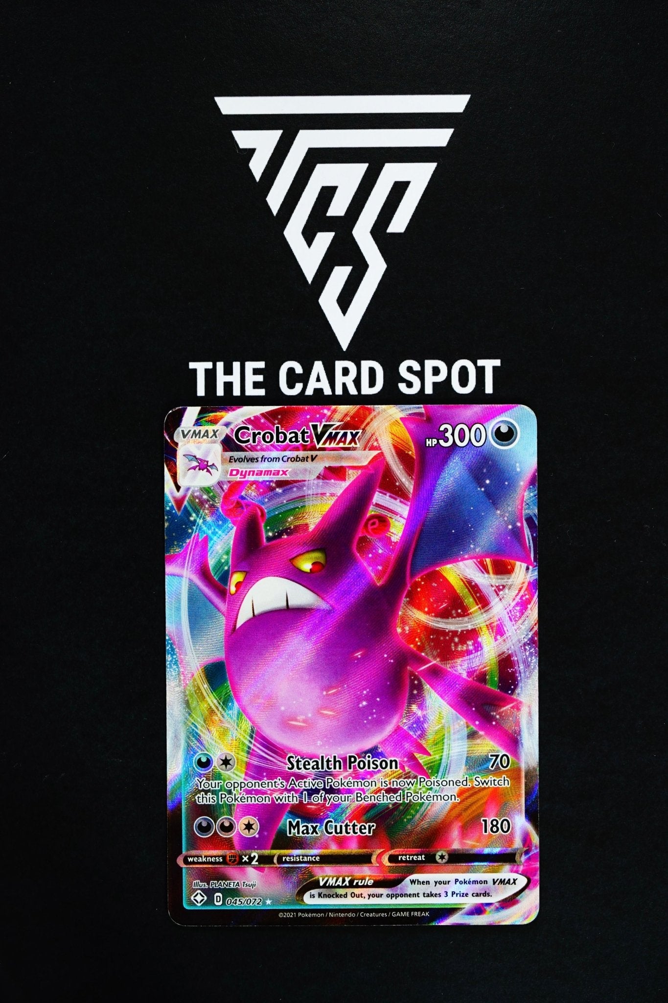 Crobat VMAX 045/072 - Pokemon Card - THE CARD SPOT PTY LTD.Pokemon Raw CardsPokémon