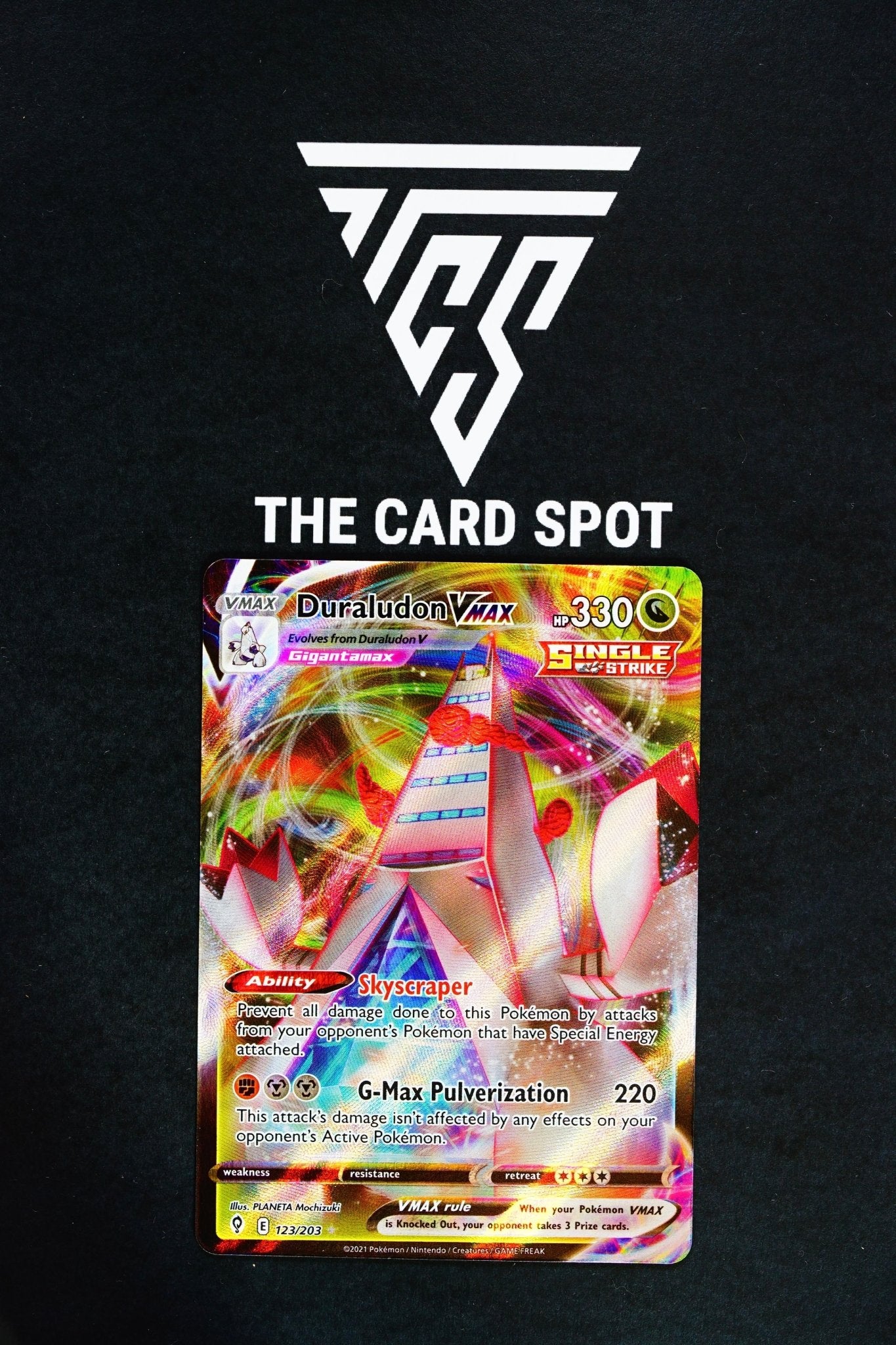 Duraludon VMAX 123/203 - Pokemon Card - THE CARD SPOT PTY LTD.Pokemon Raw CardsPokémon