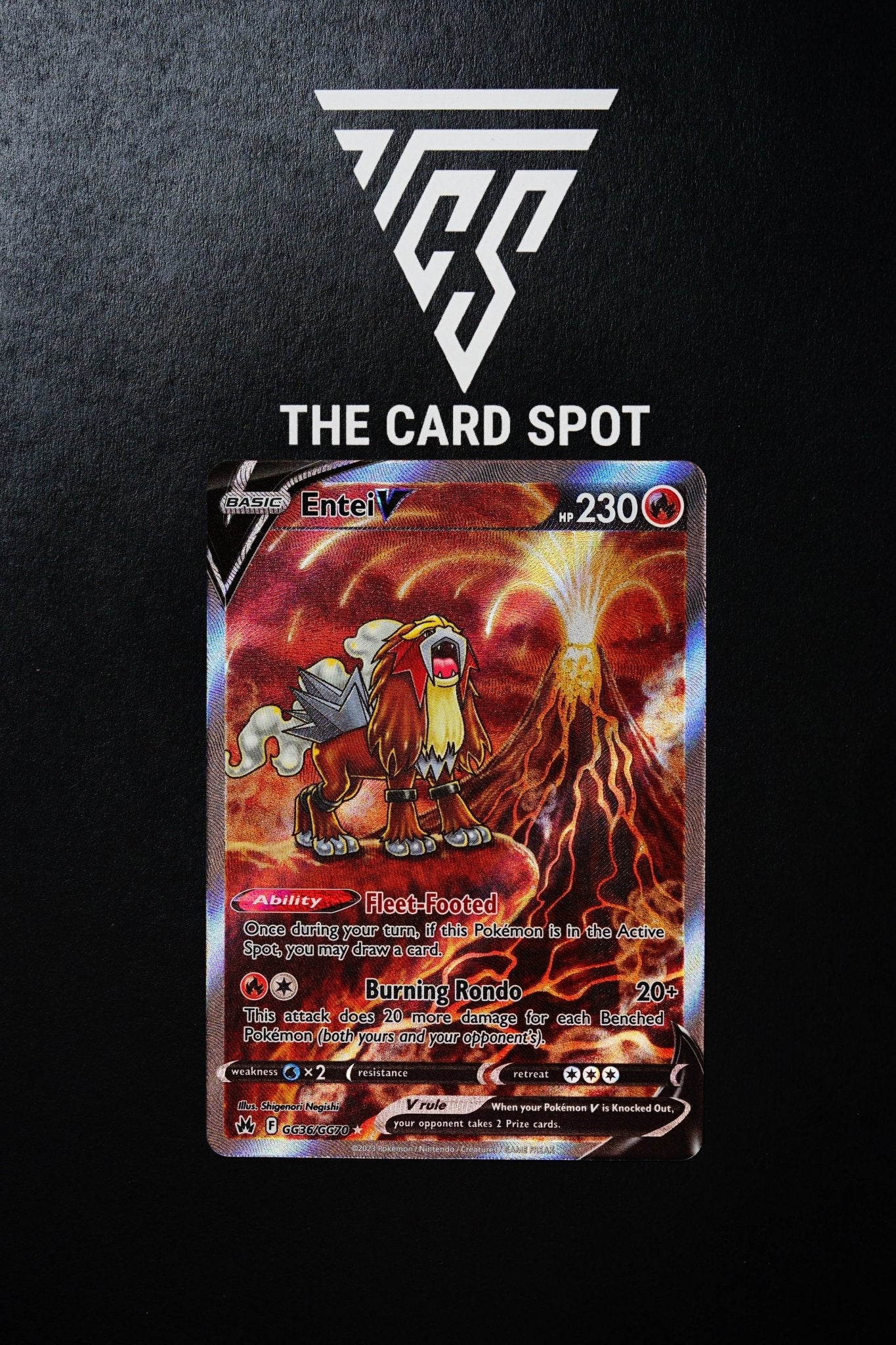 GG36/GG70 Entei V - Pokemon Card - THE CARD SPOT PTY LTD.Pokemon Raw CardsPokémon