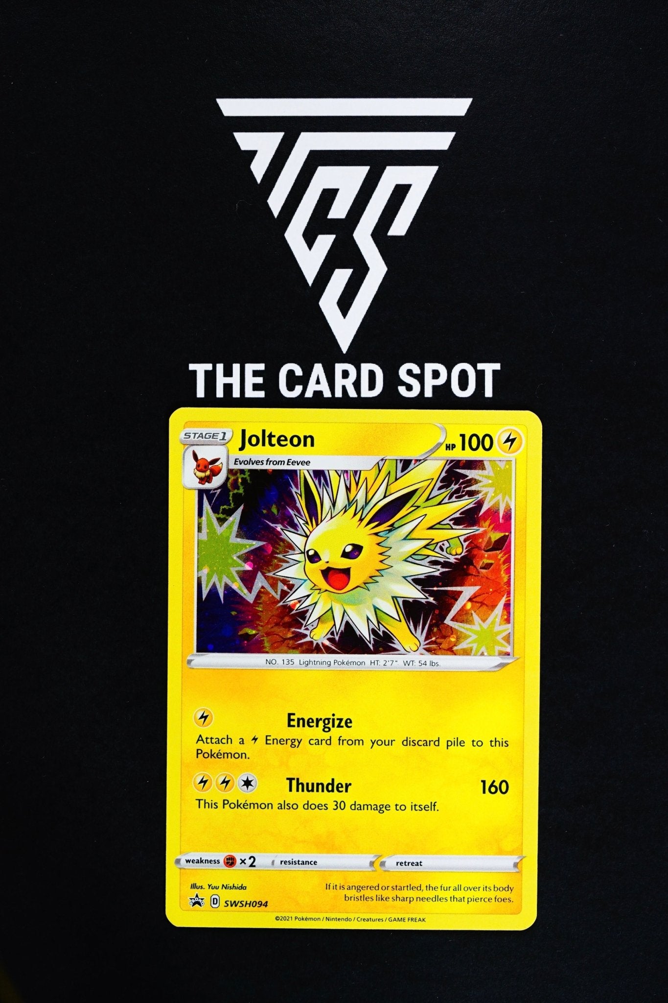 Jolteon SwSH094 - Pokemon card - THE CARD SPOT PTY LTD.Pokemon Raw CardsPokémon