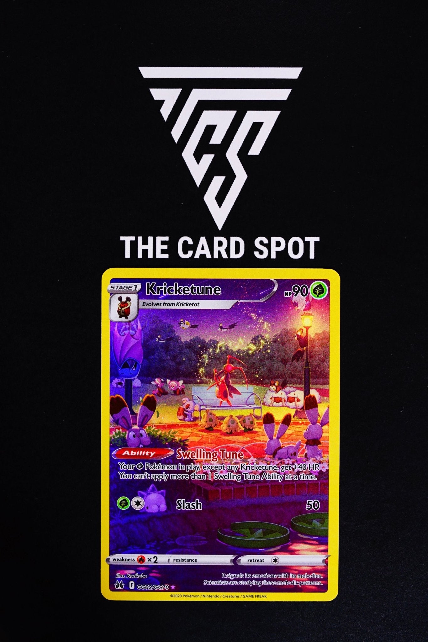 Kricketune GG02/GG70 - Pokemon Card - THE CARD SPOT PTY LTD.