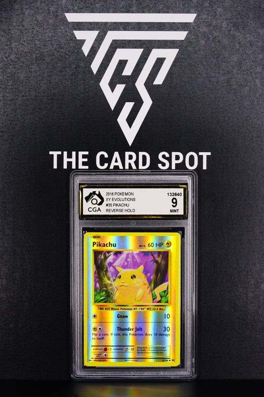 Pikachu Rev holo Xy evolutions CGA 9 - THE CARD SPOT PTY LTD.Pokemon GradedPokémon