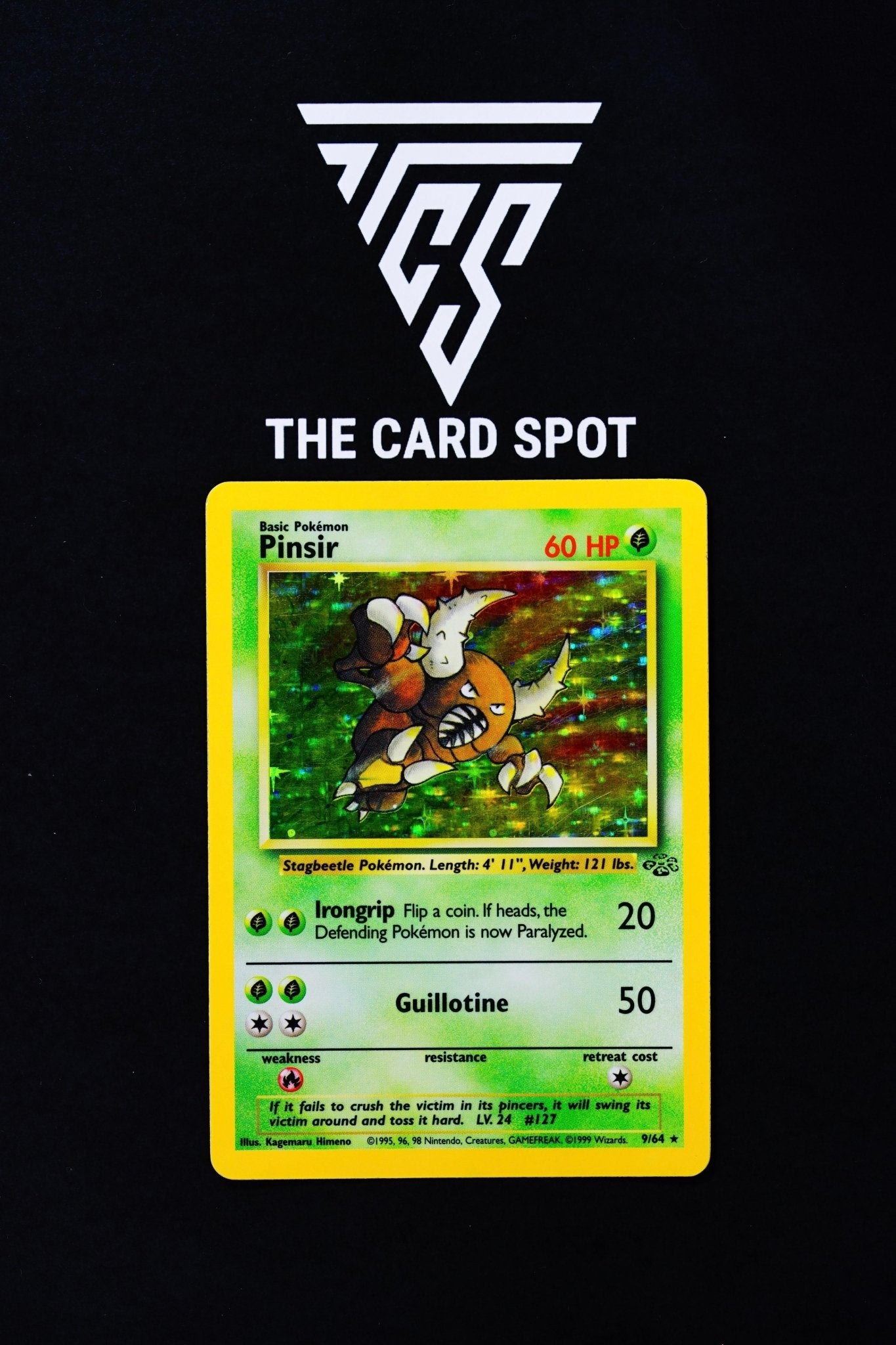 Pinsir 9/64 – Jungle Set Holofoil Rare Pokemon Card (EXC/Near Mint Condition)