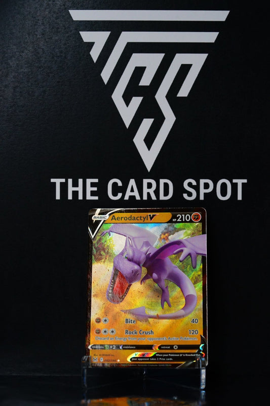 Pokemon card: Aerodactyl V (092/196) Sword & Shield: Lost Origin Holo - THE CARD SPOT PTY LTD.RawPokémon