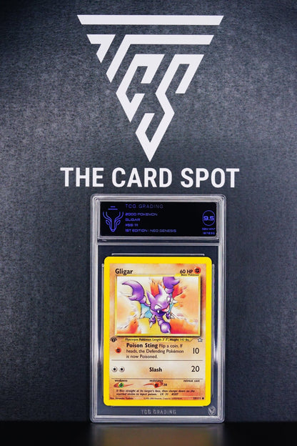 Pokemon Card: Gligar 1st edition 59/111 Neo Genesis - THE CARD SPOT PTY LTD.GradedPokémon
